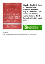 You Can Be A Stock Market Genius Epub